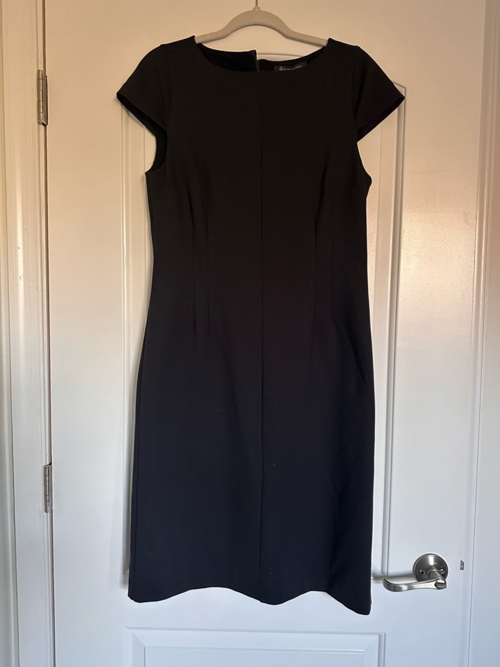 Brooks Brothers Black Midi Sheath Dress